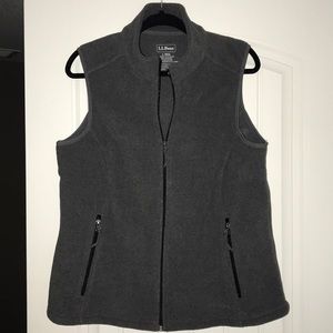 LL Bean fleece vest